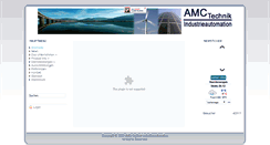 Desktop Screenshot of amc-technik.de